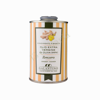 Olio allo Zenzero 100% Naturale 250 ml | EVO artigianale italiano, aroma piccante e fresco per pesce, carni e piatti esotici
