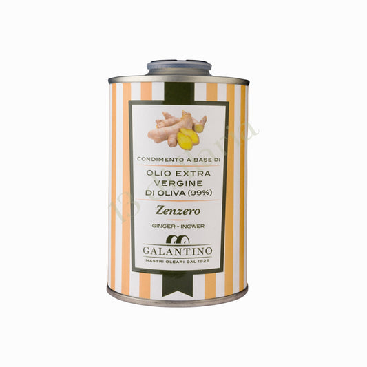 Olio allo Zenzero 100% Naturale 250 ml | EVO artigianale italiano, aroma piccante e fresco per pesce, carni e piatti esotici