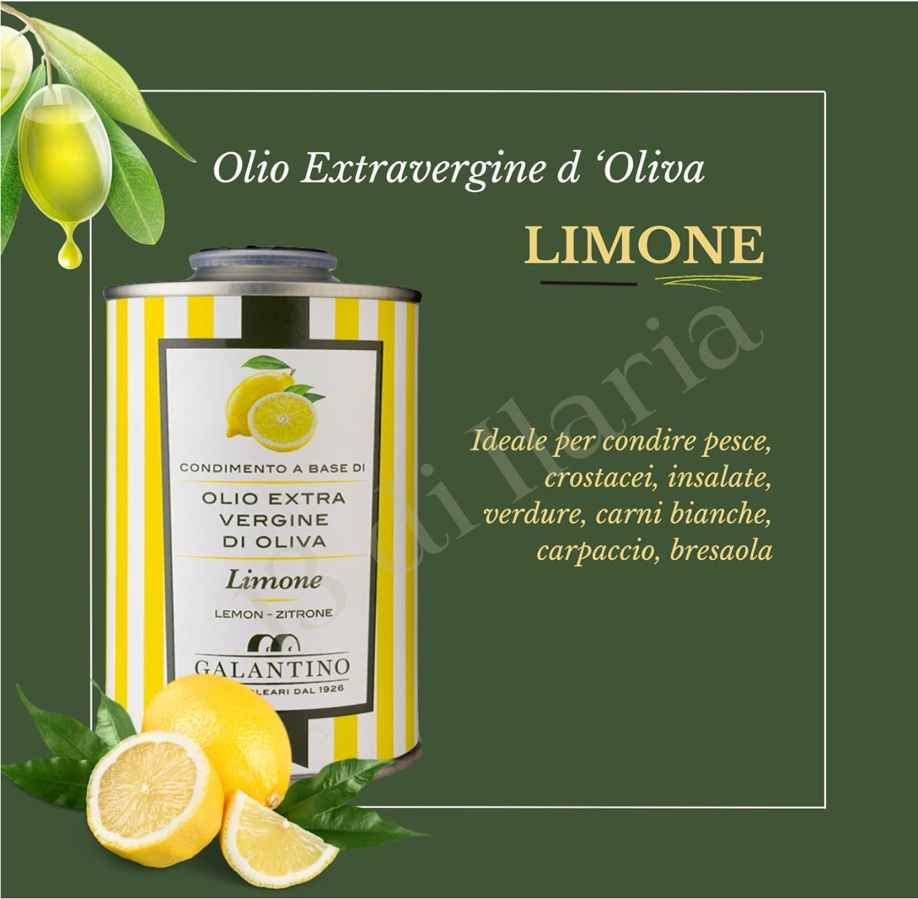 Olio Extravergine di Oliva 250ml Lattina + Bottiglietta 20ml Omaggio con Asciugamano | Idea Regalo Gourmet Made in Italy