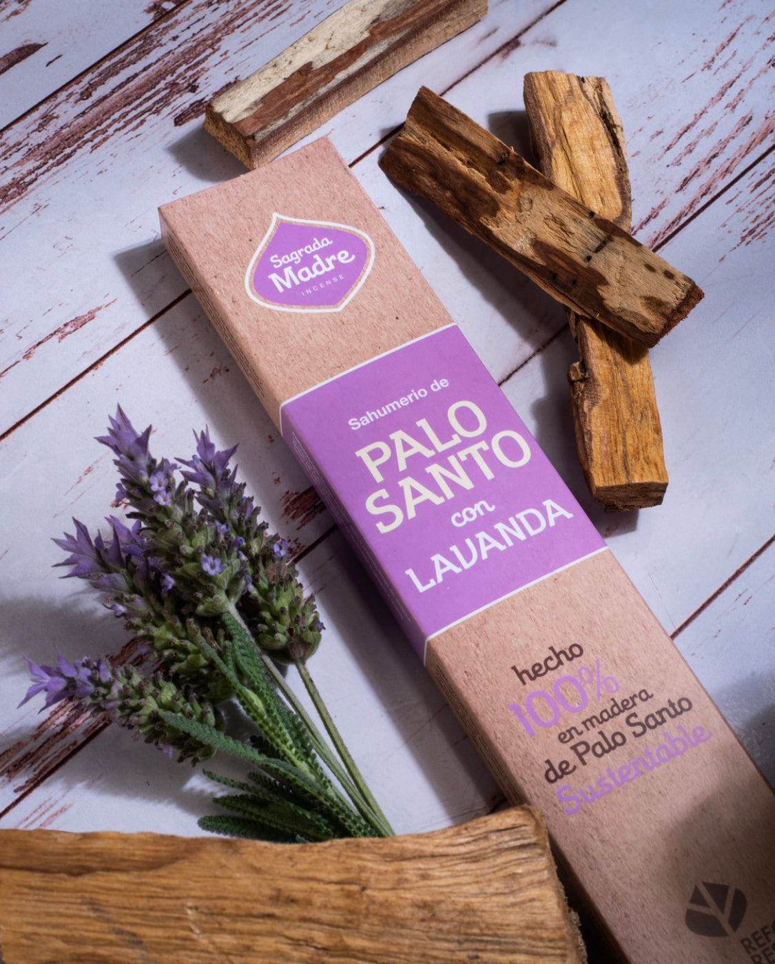 *Palo Santo con Lavanda* Incenso Naturale 100% Sostenibile ed Ecologico Sagrada Madre