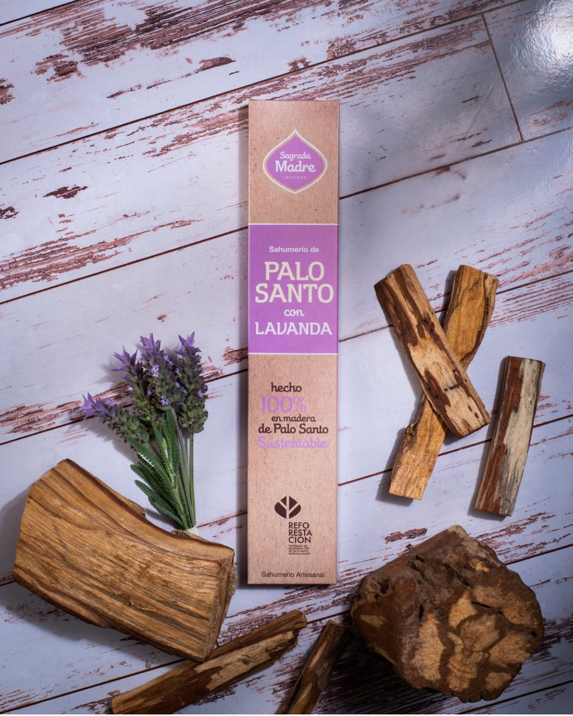 *Palo Santo con Lavanda* Incenso Naturale 100% Sostenibile ed Ecologico Sagrada Madre