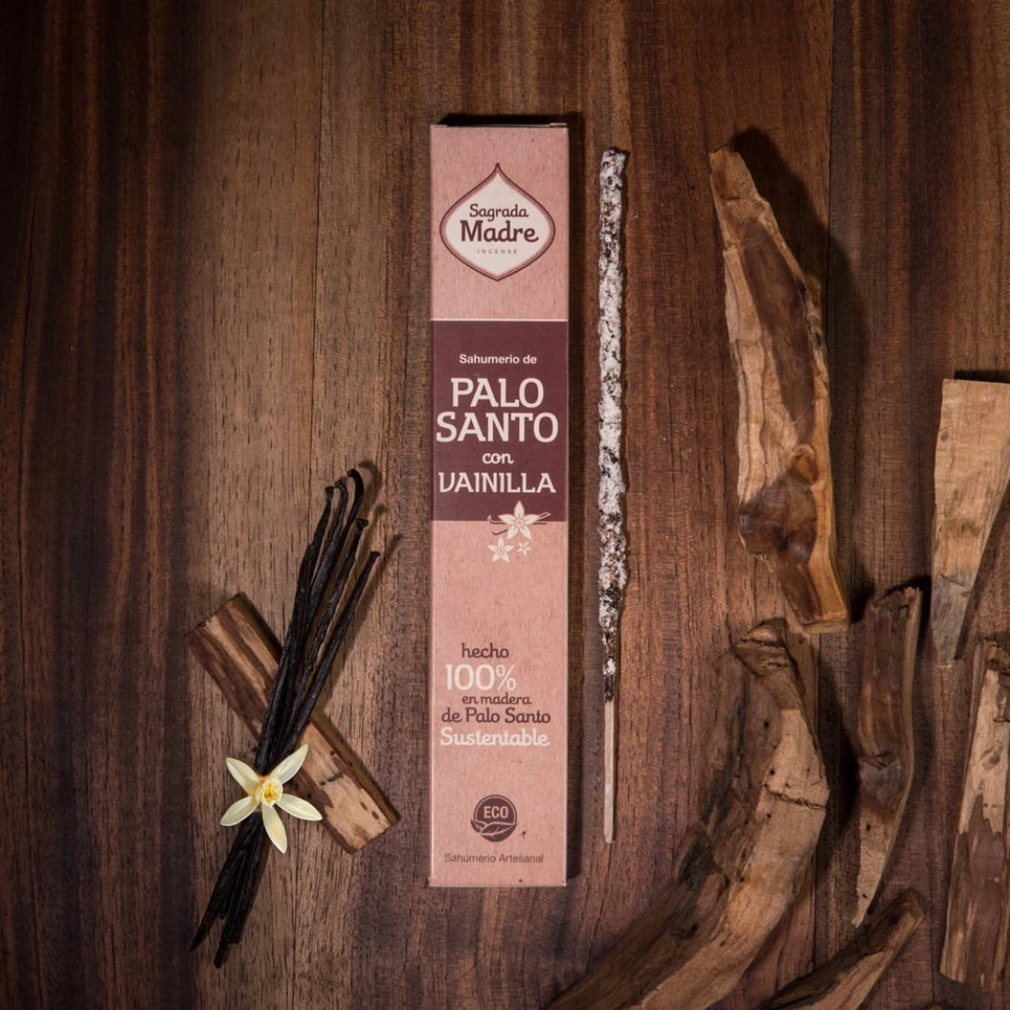 *Palo Santo con Vaniglia* Incenso Naturale 100% Sostenibile ed Ecologico Sagrada Madre