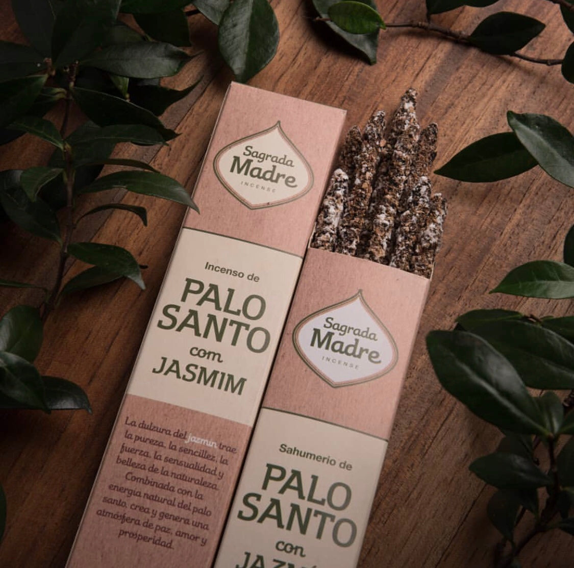 *Palo Santo con Gelsomino* Incenso Naturale 100% Sostenibile ed Ecologico Sagrada Madre